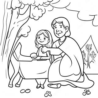 Beautiful Bible Stories Coloring Page 2882-2405