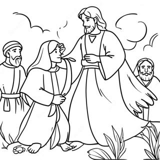 Beautiful Bible Stories Coloring Page 2882-2408