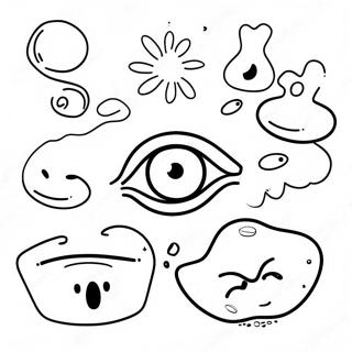 Five Senses Coloring Page 28843-23268