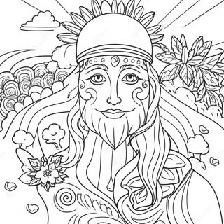 Colorful Sight Exploration Coloring Page 28844-23270