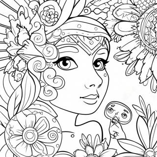 Colorful Sight Exploration Coloring Page 28844-23272