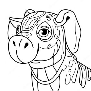 Personalized Animal Coloring Page 28854-23278