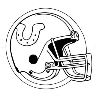 Indianapolis Colts Logo Coloring Page 28894-23315