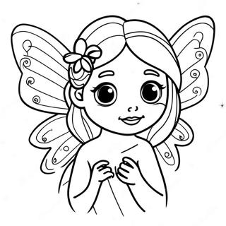 Dark Fairy Coloring Pages