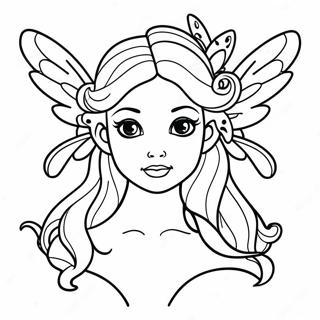 Dark Fairy With Enchanted Wings Coloring Page 28913-23327