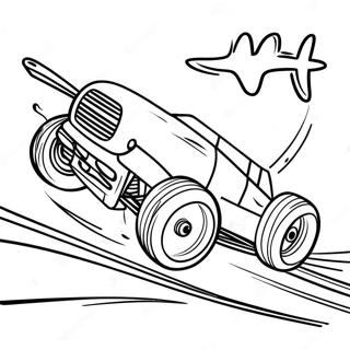 Rc Car Racing On A Track Coloring Page 28923-23330