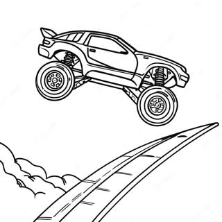 Fast Rc Car Jumping Over A Ramp Coloring Page 28924-23337