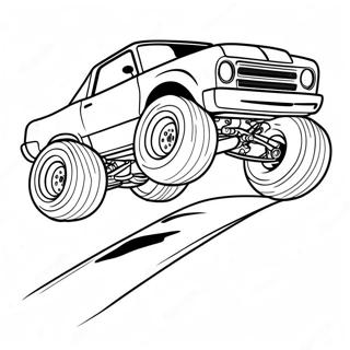 Fast Rc Car Jumping Over A Ramp Coloring Page 28924-23339