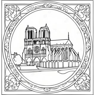 Notre Dame Coloring Pages