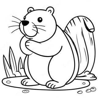 Beaver Coloring Page 28983-23375