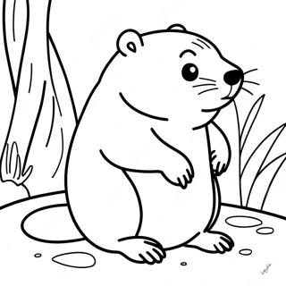 Beaver Coloring Page 28983-23376