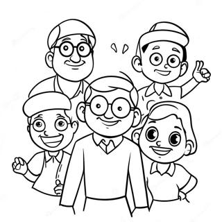 Exciting Adventures In Odyssey Characters Coloring Page 28994-23386