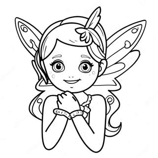 Fantasy Girl Coloring Pages