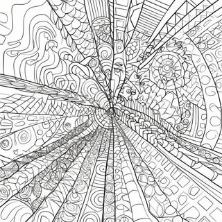 Optical Illusion Coloring Pages