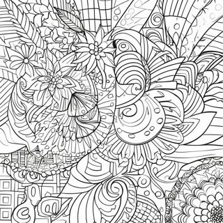 Optical Illusion Geometric Patterns Coloring Page 2901-2416