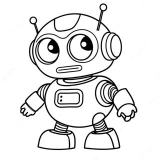 Cute Ai Robot Coloring Page 29024-23409