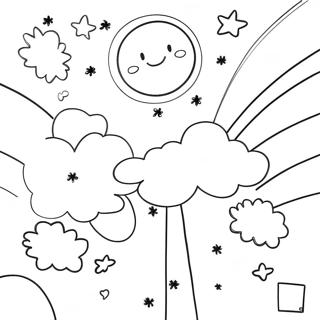 Night Sky For Adults Coloring Pages