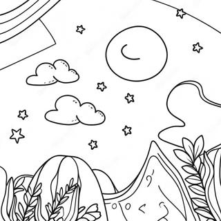 Night Sky Coloring Page 29043-23426