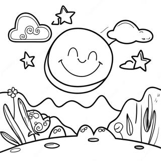 Night Sky Coloring Page 29043-23427