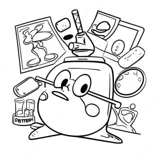 Dexter's Laboratory Coloring Pages