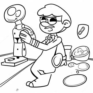 Dexter S Laboratory Coloring Page 29063-23442