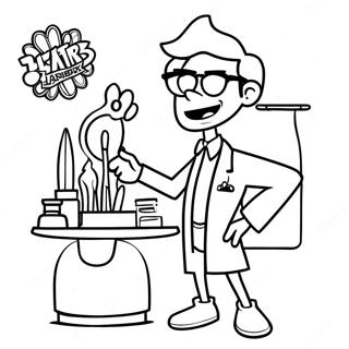 Dexter S Laboratory Coloring Page 29063-23443