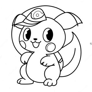 Cute Halloween Pokemon Coloring Pages