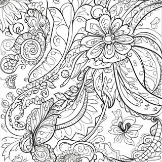 Paisley Coloring Pages