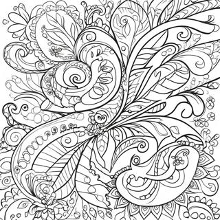 Paisley Pattern Coloring Page 29143-23503