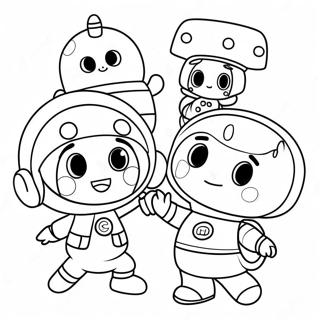 Team Umizoomi Characters Coloring Page 29164-23527