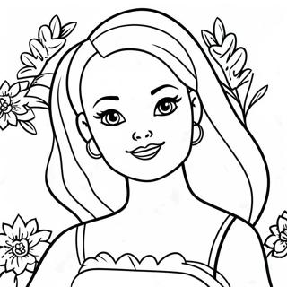 Barbie Doll Coloring Pages