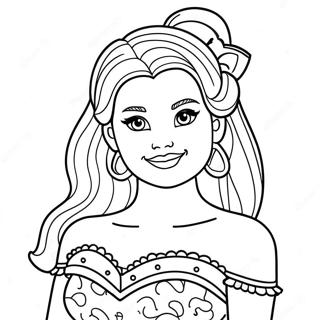 Barbie Doll Coloring Page 29173-23531