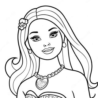 Barbie Doll Coloring Page 29173-23532