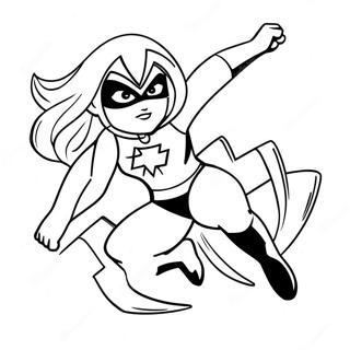 Ms Marvel In Action Coloring Page 29194-23550