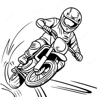 Dirt Bike Racing Coloring Page 291-230