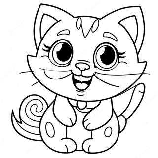 Talking Angela Coloring Pages