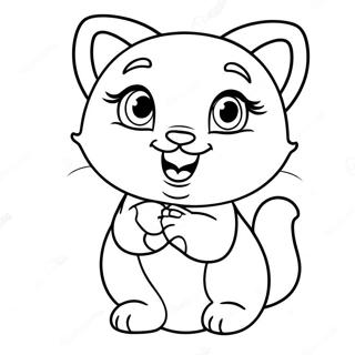 Talking Angela Coloring Page 29203-23556