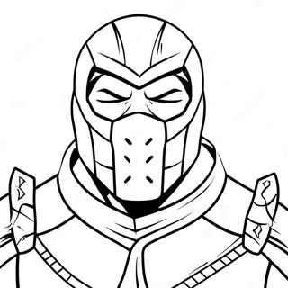 Sub Zero Mortal Kombat Coloring Page 29213-23566