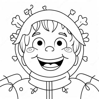 Jack Frost Coloring Pages