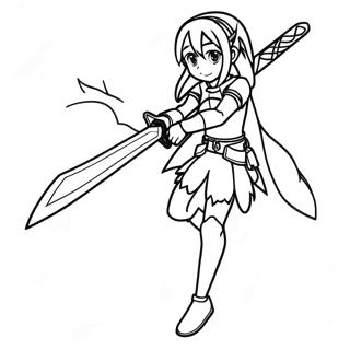 Sword Art Online Coloring Pages