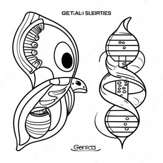 Genetics Coloring Pages