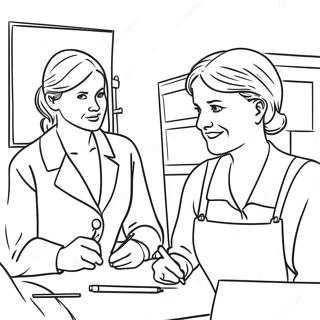 Social Work Coloring Pages