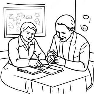 Social Work Coloring Page 29283-23619