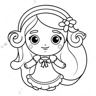 Cute Virgo Character Coloring Page 29294-23625