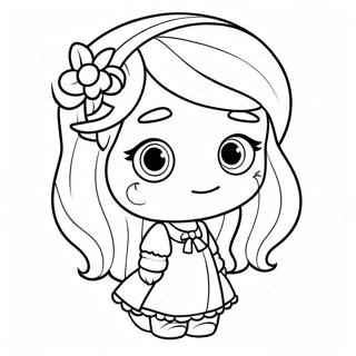 Cute Virgo Character Coloring Page 29294-23628