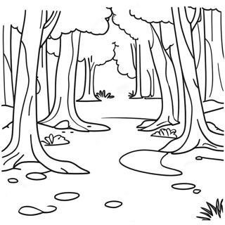 Forest For Adults Coloring Pages