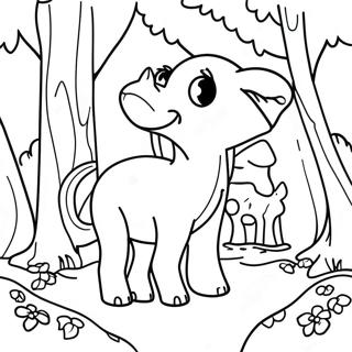 Enchanting Forest Creatures Coloring Page 29314-23647