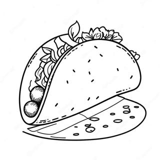 Taco Coloring Pages