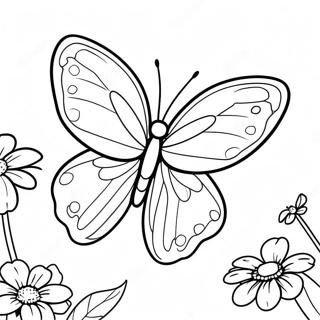 Silkwing Butterfly Coloring Page 29323-23650