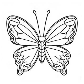 Silkwing Butterfly Coloring Page 29323-23652